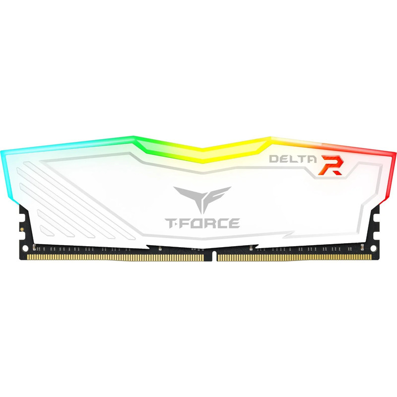 Team Group T-Force Delta R DDR4 8GB 3000MHz-White - الذاكرة العشوائية
